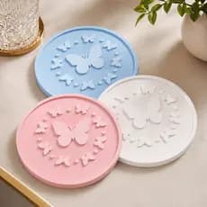 Porta copo de borboleta Porta copo feminino Descanso de copo minimalista porta copo minimalista Pinterest