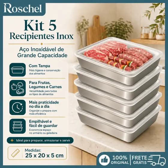 Recipiente De Cozimento Aço Inox De Grande Capacidade Com Tampa Para Frutas Legumes e Carnes
