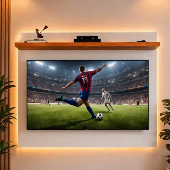 Painel para TV 32 Polegadas  Suspenso Multifuncional Dupla Face com Prateleira e Montagem reversível