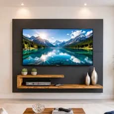 Painel Suspenso Orlando para TV até 32” – Design Moderno e Funcional - Copa do mundo
