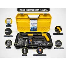 Kit Pistola Finca Pino Fixação De Ação Direta Fixa Concreto Ferro Madeira + Maleta Organizada
