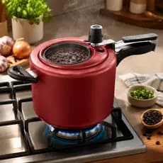 Panela Pressão 4,5L Idela Para Feijão e Feijoada MTA Cereja