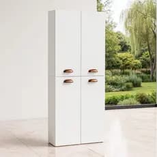 Armário Catarina com 4 Portas e 4 Prateleiras para Organização