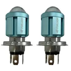 Par Lâmpada LED Bombillo Automotiva H4 Farol Carro Super Branca ST-G301