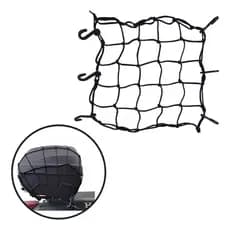 Rede Elástica Aranha Para Moto Bagageiro Capacete 35x35 Todas as Cores
