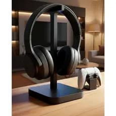 Suporte Gamer Para Headset Universal de Mesa - Kit com Suporte Gamer Universal Design Premium