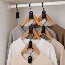 Otimizador de espaço | Kit de organização de 20 a 60 Ganchos Extensores de Cabides - Cabide Mágico - Suporte para roupas