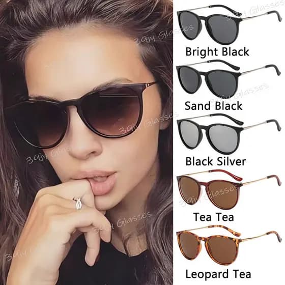 Oculos Europeu Americano Retro Redondo  metal Óculos De Sol Emborrachado unissex Moda Protetor Solar