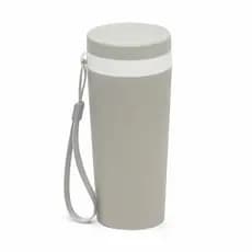 Kit 320 Copos Térmico 350ml Em Fibra De Bambu Com Alça Escola Bicicleta