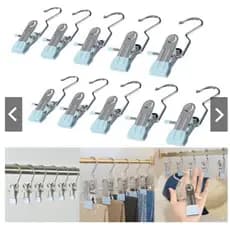 Kit 10-20 Clothes Hanger Jeans Hooks Stainless Steel