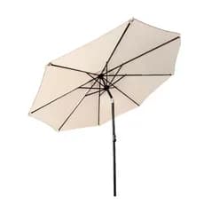 Ombrelone Guarda-sol Sombrero 8 Varetas Articulado Praia Piscina 2,6m Estrutura Metal Alta Qualidade