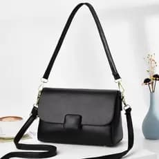 Marissa Bolsa Quadrada 2025｜Alça Dupla Ajustável (Axila/Crossbody)｜PU Premium Antimanchas