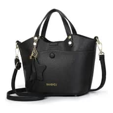 Marissa Bolsa Feminina De Mão Preta Clássica Versátil
