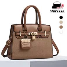 Marissa Bolsa Feminina Com Costura De Textura