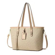 Bolsa Tote De Couro Sintético Monograma Premium  M9
