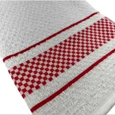 Kit 05 Pano de Prato Atoalhado Felpudo Jaquard  45x70cm 100% Algodão macio para Cozinha