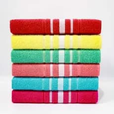 Kit 06 Toalhas de Banho Premium Diamante Grande 100% Algodão Alta Absorção macia 70cm x140cm Atacado