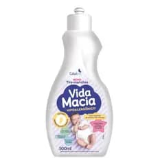 Tira Manchas Líquido  Hipoalérgico  para Roupinhas de Bebê Vida Macia Baby Casa KM 500ml