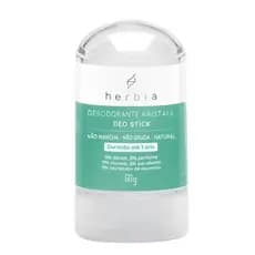 Desodorante  Natural Em Pedra Cristal  Herbia Stick Kristall Sensitive  Sem Alumínio Sem perfume