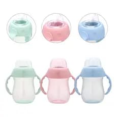 Copo De Treinamento Com Alça E Bico De Silicone 160ml Buba Livre de BPA - Rosa, verde Ou Azul