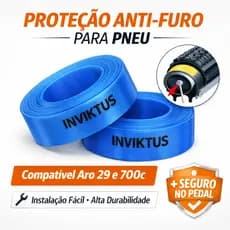Fita Anti-furo De Bicicleta Inviktus Aro 29 E 700 Azul