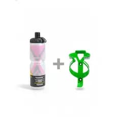 Kit Caramanhola Isotérmica Snow Bottle Ice 710ml + Suporte Refactor R3