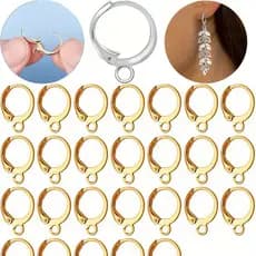 20Pcs Aço Inoxidável Conjunto de brincos francês-Joias Minimalistas da Moda para Mulheres
