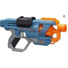 Nerf, Lançador de Dardos, Elite 2.0, Commander RD-6 - Tambor Giratório, Inclui 12 Dardos - A partir de 8 Anos