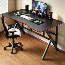 Mesa Gamer para Computador e Jogos Ideal para Estudo e Home Office com porta copos e suporte para fones de ouvido