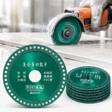 Disco De Corte 6 Em 1 Com Diamante Lamina Serra Multifuncional 100mm Ultra Fino Azulejo Cerâmico PVC