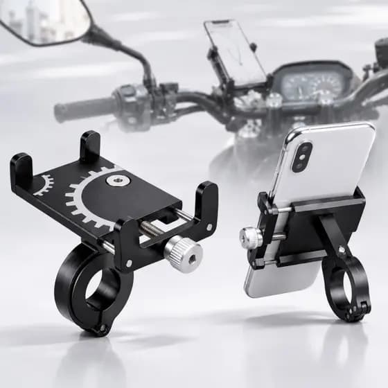 Suporte Celular Moto Bicicleta Regulagem Universal Bike Ajustavel 360 Resistente Preto