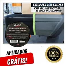 Revitalizador de plásticos automotivo 100G - COM APLICADOR GRÁTIS