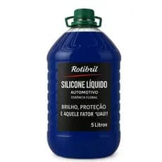 Silicone Liquido Automotivo 5 Litros fragrância Floral - Painel e plásticos e Borrachas