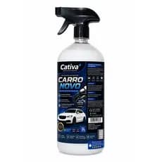 Odorizante automotivo 1L Cheirinho Essência Carro Novo Cativa + Gatilho