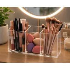 Organizador de Maquiagem e Cosméticos 3 Divisórias