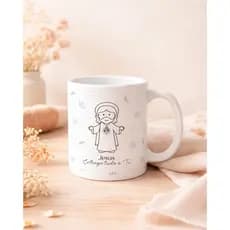 Caneca Personalizada - Santinhos | Jesus | Cristão | Presente | Caneca Cerâmica | Caneca de Café