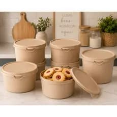 KIT POTES COZINHA 1L -  KIT COM 6