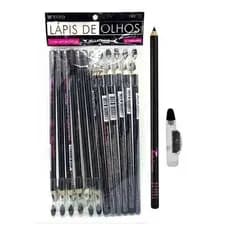 Lapis De Olhos Com Apontador - Bella Femme - Preto Pct 12 Un