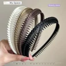 Minhas Tiara de Cabelo Sólida, Bandana Simples e Elegante com Franjas, Coreana 2W50