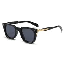 Óculos de sol masculino europeu americano quadrado anti UV400 para condução e viagem