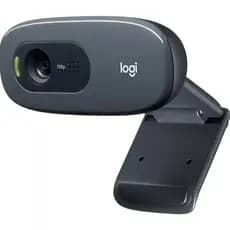 Webcam HD Logitech C270 720p 30 FPS com Microfone Embutido e 3 MP para Chamadas e Gravações em Vídeo