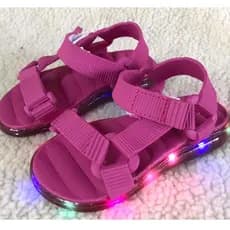 Papete sandalia JUVENIL para meninos e meninas com led