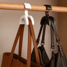 Cabide Bolsas Guarda Roupa Suportes Organizador Closet Armário Multifuncional Resistente Casa Ideais