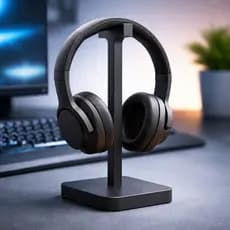 Suporte Headset Gamer Mesa Fones Ouvido Organizador Setup Universal Elegante Design Minimalista Desk