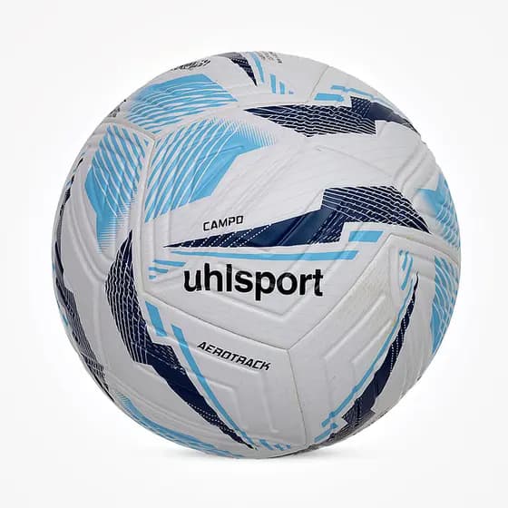 Bola de Futebol Campo uhlsport Aerotrack Branco e Azul