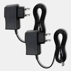 Kit com 2 Fontes 5V 2A Conector Plugue P4 Compatível com TV Box Fitas LED Modems Roteadores etc