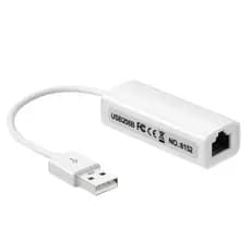 Adaptador de Rede USB conexão RJ45 100Mbps Fast Ethernet