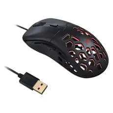 Mouse Gamer AOC GM510 16000 dpi LED RGB Ultra leve 58g 6 botões programáveis Skates de Teflon