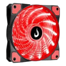 Cooler Fan 120mm Ventoinha Rise Mode Wind Led Vermelho conector molex e 3 pinos