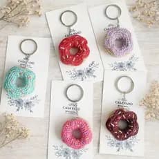 chaveiro amigurumi Donuts / chaveiro donuts